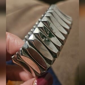 Bracelet~Vintage Silvertone Stainless Steel